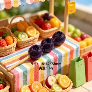 Blueberry fruit skewers