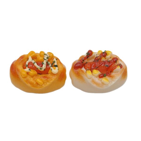 oly-c6f7be63a726e871419c79bc2b9067a0 Wholesale Resin Hot Dog Miniature Food Keychain Pendant Trendy DIY Accessory for Bag Charm or Shoe Buckle