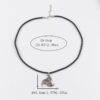 Wholesale Antique Silver Triangle Pendant Necklace Hip Hop Nordic Fashion Jewelry Accessory For Boutique Resale