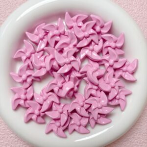 11-pink / Size is about 22mm, hole diameter is about 3mm