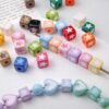 oly-c758b38ad09317671539a236cf9f583b Wholesale Pink Acrylic Star Square Beads for DIY Phone Charm Keychain Jewelry Making Boutique Gift Craft Supplies