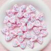 Wholesale Chic Hand Painted Acrylic Bow Loose Beads Light Yellow DIY Phone Strap and Bag Charm Craft Supplies for Resale