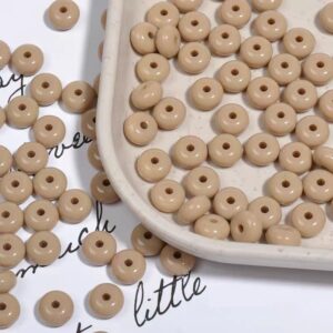 13-light coffee / The size is about 8mm, and the aperture is about 1.8 (100 pcs/pack)