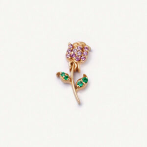 Zirconia rose (single accessory)