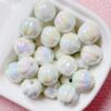 Wholesale Trendy Electroplated Acrylic Pumpkin Beads for DIY Necklace, Bracelet, and Phone Strap Making - Fashion Accessory