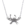 oly-c85eb9f0e8ed385f075c5822bcb624a7 Wholesale Retro Ocean Crab Pendant Necklace Antique Silver Finish Trendy Fashion Jewelry Accessory For Women Gift Boutique Resale
