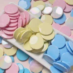 oly-c8a8afa5bb3d246189b127fd28e836ae Wholesale Hand-Painted Milk Slice Acrylic Beads for DIY Phone Strap Keychain Making Craft Supply