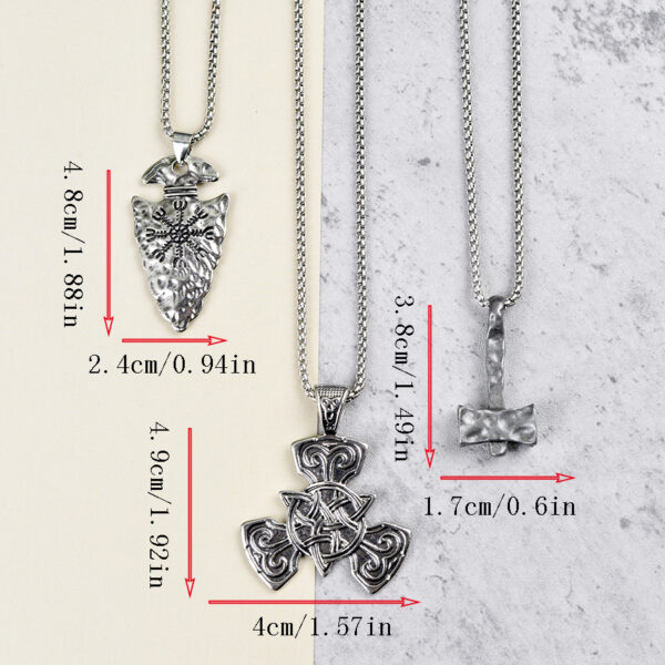 oly-c8d766ecd001b2711f319ed157a42514 Wholesale Chic Retro Geometric Hammered Pendant Necklace Zinc Alloy Long Sweater Chain Fashion Jewelry Accessory For Layering And Resale