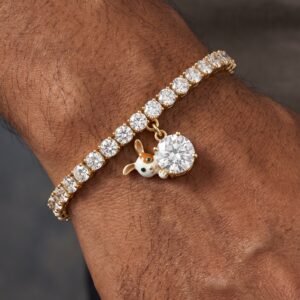Probe Rabbit Round Drill Bracelet