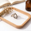 Wholesale Zinc Alloy Sword Design Ring Chic Unisex Adjustable Jewelry Accessory Silver Geometric Style For Men And Women
