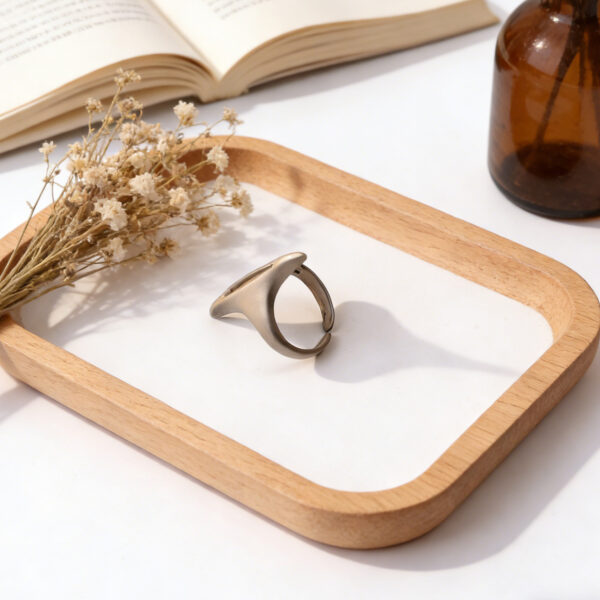 Wholesale Zinc Alloy Sword Design Ring Chic Unisex Adjustable Jewelry Accessory Silver Geometric Style For Men And Women