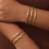 oly-c9ad84dc8129a7f7fc64f8db3e0a37d2 Wholesale Women S Snake Bone Chain Bracelet Geometric Zircon With Colorful Braided Rope Fashion Jewelry Accessory Gift