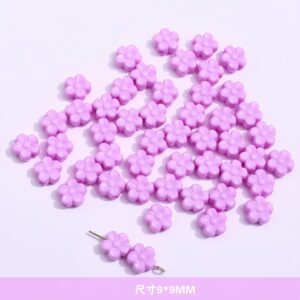 11-pink purple / Size is about 9mm (sold by the piece)