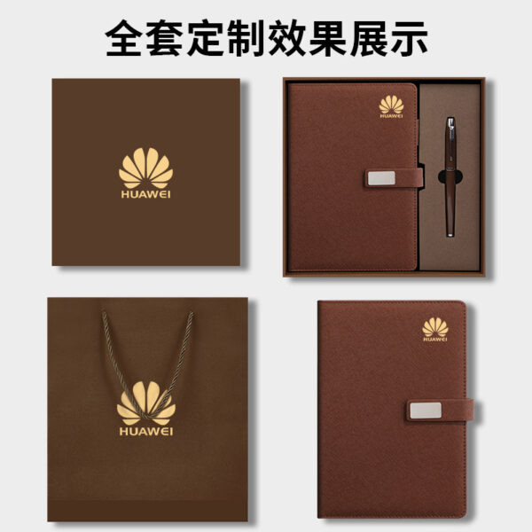 oly-ca1e507a5fdc47262c5c1aac167569c4 Wholesale Cross Pattern Buckle Notebook Gift Set Business Promotional Gift for Office