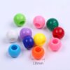 oly-ca48a652ca28e20b4856a055f775dc14 Wholesale Turquoise Acrylic Round Loose Beads 10mm 50pcs DIY Jewelry Making Accessory