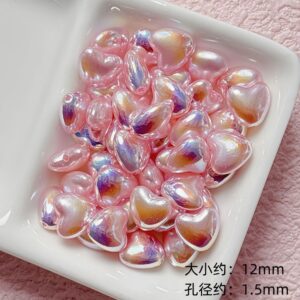 E139-12-[pink] love / (sold by piece) see picture for size