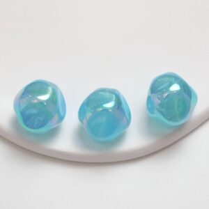 02-Lake Blue / The size is about 16mm, and the aperture is about 2.5mm