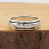 Wholesale Retro Bohemian Carved Flower Wide Band Ring For Women Fashion Jewelry Accessory Gift