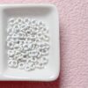 oly-cafdaed52240c8c67658e73e2483e2a5 Wholesale Alloy Lace DIY Loose Beads for Phone Chain Jewelry Making White 6mm Baking Paint Finish Fashion Accessory
