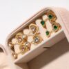 oly-cb1e572baa208e59458251749789c089 Wholesale Stainless Steel Heart Rhinestone Stud Earrings Light Luxury French Style Fashion Jewelry Gift For Women Boutique Resale