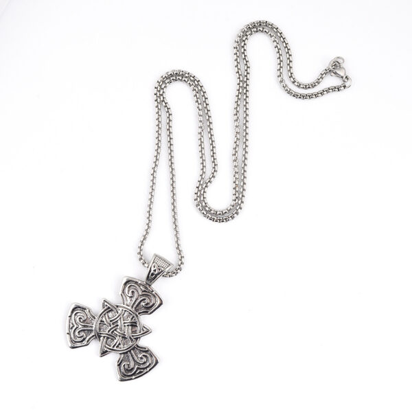 oly-cb3de400c4fb3b32f67ba972d59a1b6d Wholesale Chic Retro Geometric Hammered Pendant Necklace Zinc Alloy Long Sweater Chain Fashion Jewelry Accessory For Layering And Resale
