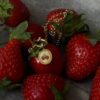 oly-cb40077f7886460209f46394e237a4dd Wholesale Strawberry Summer Fruit Party Necklace For Women Titanium Steel ElectroplatedWith Pearl Accent Fashion Jewelry Accessory