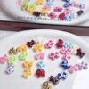 oly-cbadbceaa7acacb8de5bb0812585a472 Wholesale Fashion Bow Acrylic Beads for DIY Jewelry Making Bag Charm Keychain