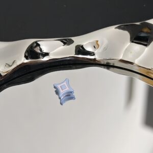 07-light blue / Size is about 10mm, hole diameter is about 2mm