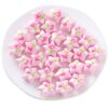 oly-cc3d17a2d62cfd2fbad70c4ddebd9882 Wholesale Hand-Painted Acrylic Pink Star Beads with Back Hole for DIY Phone Charm Hair Tie Jewelry Making