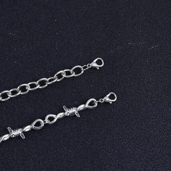 oly-cc5ca3f7c5e3c708faca74671e80ede6 Wholesale Vintage Gothic Hip Hop Unisex Antique Silver Heart Bracelet Chic Stackable Layered Jewelry Fashion Accessory For Gift And Boutique Resale
