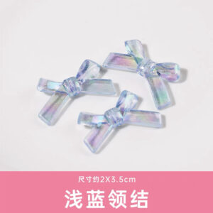 04-bow tie light blue