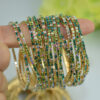 oly-cc6b81d816a48b951c3001c53893a963 Wholesale 10 Pack Copper Alloy Electroplated Rhinestone Stretch Bracelets For Women Casual Party Jewelry Accessory
