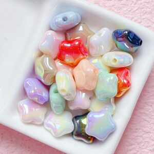 11-randomly mixed colors / Size is about 14mm, hole diameter is about 2.0mm
