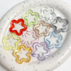 oly-ccf6326053dc25bcfa7881c6b24d8da3 Wholesale 30mm Clear Acrylic Hollow Star Loose Beads for DIY Jewelry, Phone Charms, Car Hanging - Stylish Jewelry Accessory, Boutique Resale