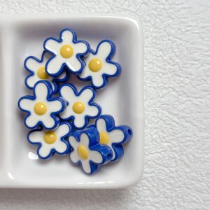 09-sapphire blue / Size is about 17*18mm, hole diameter is about 2.4mm