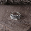 oly-cd193f8b827346ac4b4c254a9df520c6 Wholesale Vintage Geometric Pattern Ring Antique Silver Zinc Alloy Unisex Jewelry Accessory For Boutique Resale