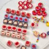 oly-cd1ab2836cb9d70dc44cf8eb7a66003d Wholesale Puppy Print Acrylic Square Loose Beads for DIY Bracelet Phone Charm Jewelry Making Craft Supply
