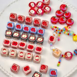 oly-cd1ab2836cb9d70dc44cf8eb7a66003d Wholesale Puppy Print Acrylic Square Loose Beads for DIY Bracelet Phone Charm Jewelry Making Craft Supply