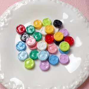 oly-cd274fc1bb2e489f483de68dab34e009 Wholesale Stylish Acrylic Four-Leaf Clover Beads Pink Baking Paint Loose Beads for DIY Phone Charm Jewelry Accessory