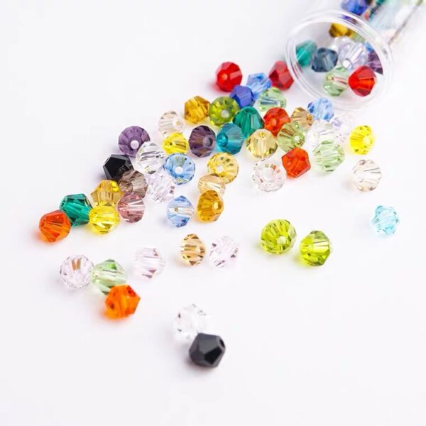oly-cd27d9674e853cebc40c3c17fc485d40 Wholesale Modern Crystal Glass Diamond Shape Loose Beads 4mm for DIY Jewelry Making Fashion Accessory