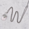 oly-cdab3f6482f2674b1e41dd42067ac857 Wholesale Trendy Retro Moon Oval Pink Crystal Pendant Necklace Chic Long Chain Jewelry For Gift And Daily Wear