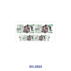 Wholesale 8pcs Multi style Figure Sunflower Text Pattern 3oz Cup Stickers Wrap OLY Exclusive