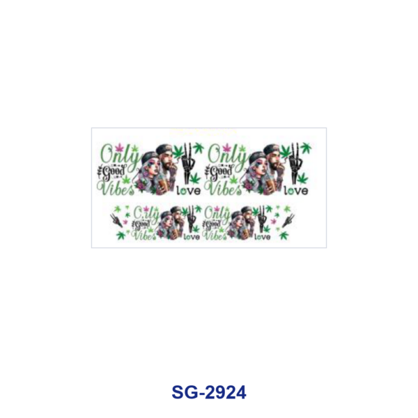 Wholesale 8pcs Multi style Figure Sunflower Text Pattern 3oz Cup Stickers Wrap OLY Exclusive