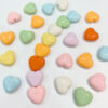 Wholesale Acrylic Candy Color Heart Shaped Beads 14mm 20pcs DIY Jewelry Making Phone Charm Accessory