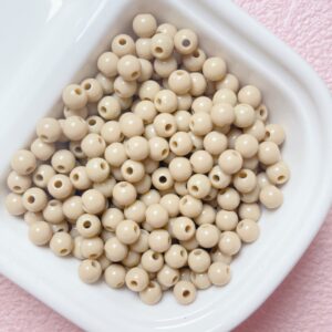 06-Shallow Coffee / 6mm(100/bag)