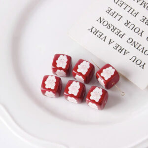 02# red raised hands bear