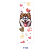 oly-ce4b21484fedbf2ffc5d6145750048a9 Wholesale 2/8/16pcs Cute Dog Leopard Headband Paw Print Heart Floral Print Pen and Bookmark Stickers UV DTF Wraps OLY Exclusive