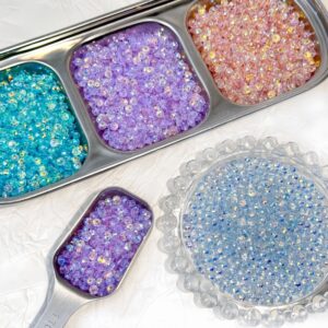 oly-ce648acde3886e5bd3f5f8f420f3d850 Wholesale Artificial Crystal Star Loose Beads 4mm White 100 Pieces DIY Jewelry Making Craft Supply for Bracelet Necklace Making