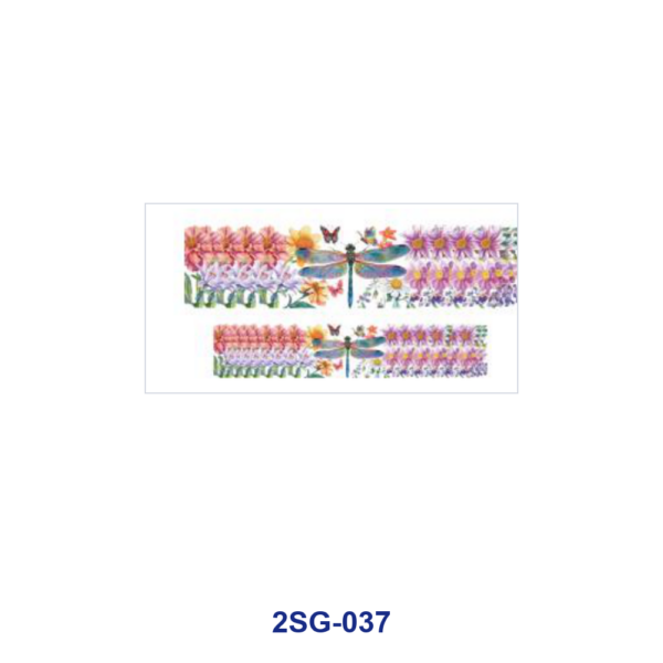 Wholesale 8pcs Dragonfly Floral Cup Wraps 3oz Cup Stickers Wrap OLY Exclusive