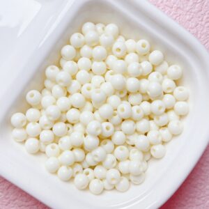 05-rice white (luminous) / 6mm(100/bag)